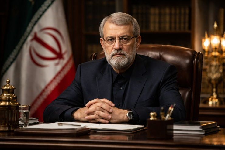 Ali Larijani - thư ký Hội đồng An ninh Quốc gia Iran. Ảnh AI/Dân Việt.