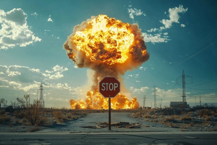 Vụ nổ hạt nhân. Minh họa: News.ru.