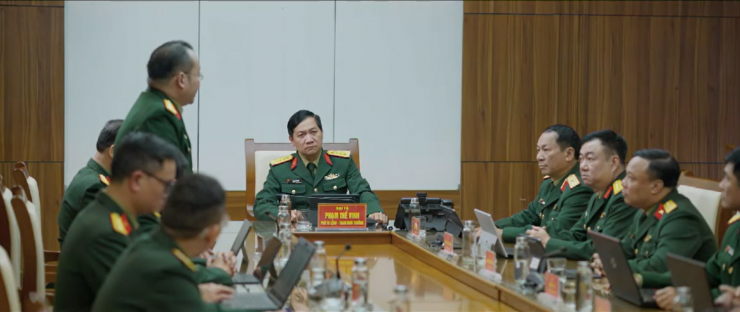 Bộ Tư lệnh Tác chiến trên không gian mạng xác định các video bôi nhọ Minh Kiên là giả mạo, sử dụng AI. Ảnh VTV