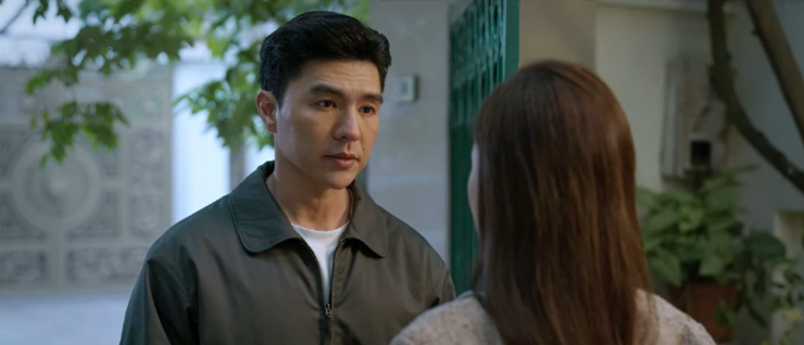 Minh Kiên thẳng thắn từ chối Hà Lê khi cô có ý định quay lại. Ảnh VTV