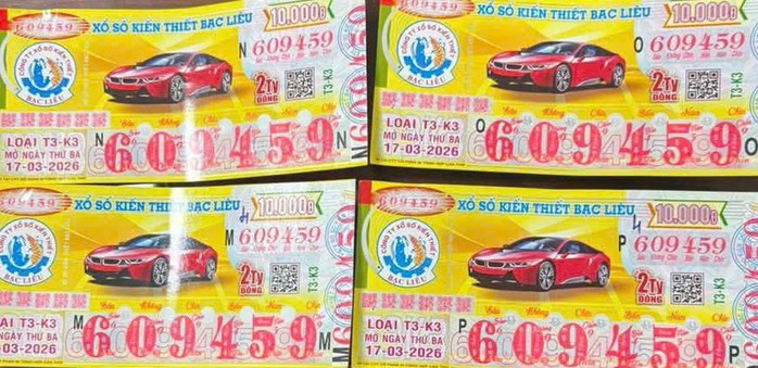 Thêm 7 vé trúng độc đắc của đài Vũng Tàu và Bạc Liêu đã lộ diện khách hàng may mắn. Ảnh: ĐLVS Triều Phát, ĐLVS Hổ