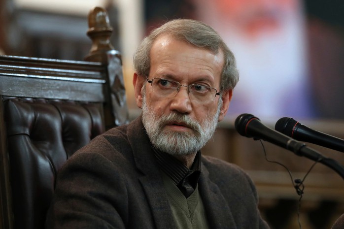 Thư ký Hội đồng An ninh Quốc gia Tối cao Iran Ali Larijani. Ảnh: AP.