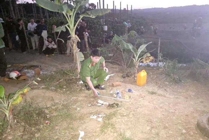 Cơ quan chức năng khám nghiệm hiện trường