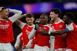 Arsenal giương cao lá cờ Ngoại hạng Anh ở Cúp C1, tham vọng ăn 4 không hề xa vời