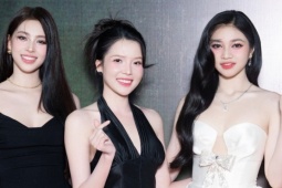 Dàn hoa hậu chúc mừng Minh Kiên có vai điện ảnh đầu tay