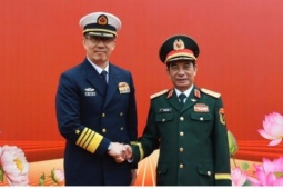 Đại tướng Phan Văn Giang chủ trì lễ đón Bộ trưởng Bộ Quốc phòng Trung Quốc