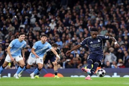 Trực tiếp bóng đá Man City - Real Madrid: Vinicius ghi cú đúp phút bù giờ (Cúp C1) (Hết giờ)