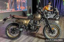 Mô tô scrambler giá ngang Honda Air Blade, trang bị vượt kỳ vọng