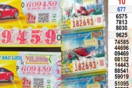 Xổ số miền Nam: Thêm 7 vé trúng giải độc đắc lộ diện vào chiều 18-3
