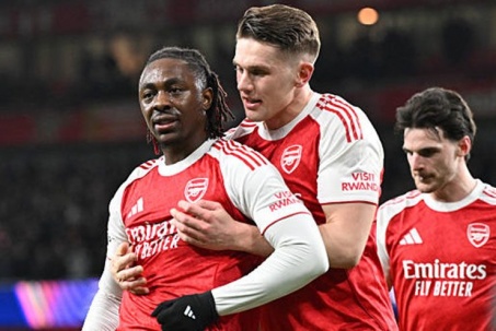 Arsenal bất bại 14 trận liên tiếp, uy thế "cửa trên" rõ rệt trước Man City ở chung kết League Cup