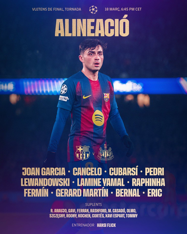 Trực tiếp bóng đá Barcelona - Newcastle: "Chích chòe" vỡ trận (Cúp C1) (Hết giờ) - 9
