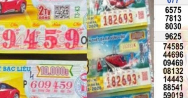 Xổ số miền Nam: Thêm 7 vé trúng giải độc đắc lộ diện vào chiều 18-3