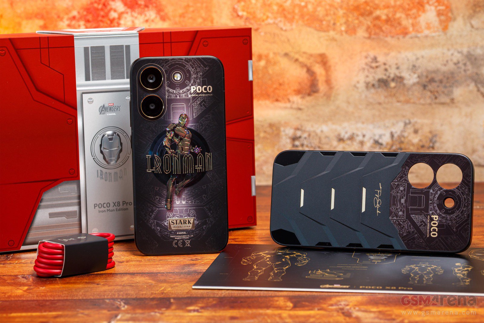 Poco X8 Pro Iron Man Edition.
