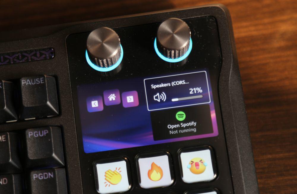 Chiếc bàn phím độc lạ với màn hình LCD và Stream Deck, gửi emoji trong "một nốt nhạc" - 8