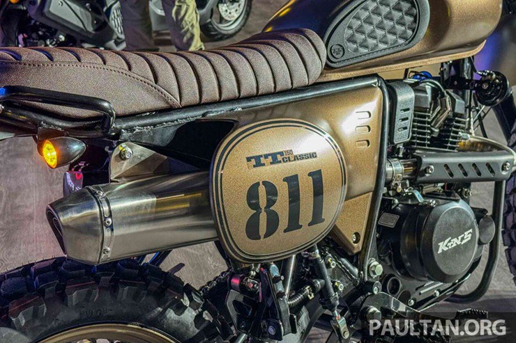 Mô tô scrambler giá ngang Honda Air Blade, trang bị vượt kỳ vọng - 3