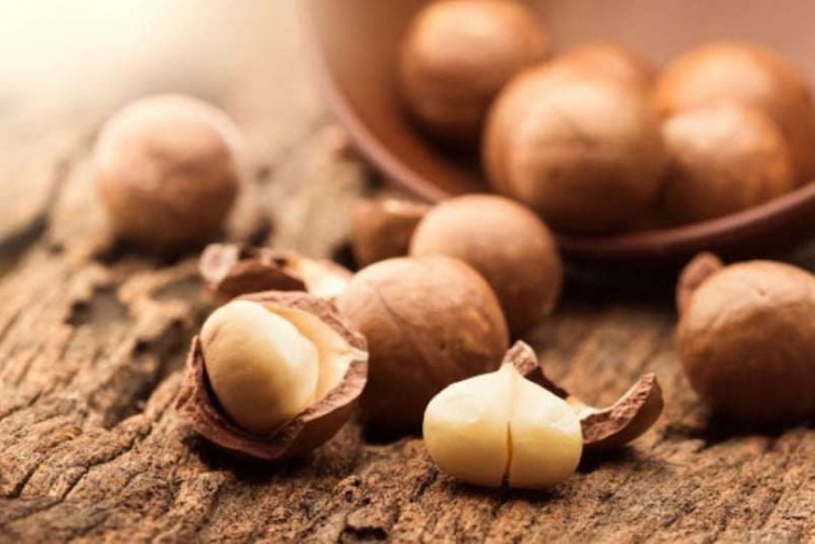 Theo các tài liệu dinh dưỡng, 28 gram mắc ca chứa khoảng 204 calo, 23g chất béo, 2g protein và 3g chất xơ. Ngoài ra còn cung cấp nhiều vi chất như mangan, vitamin B1, đồng, magie và sắt. Ảnh Interrnet