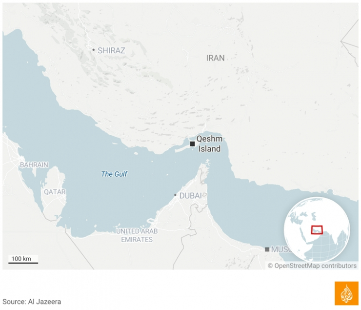“Pháo đài ngầm” dưới đảo Qeshm của Iran và thế trận siết chặt eo biển Hormuz - 1