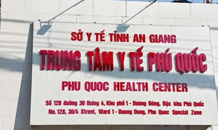 Trung tâm Y tế Phú Quốc - nơi bệnh nhân Y tới cấp cứu.