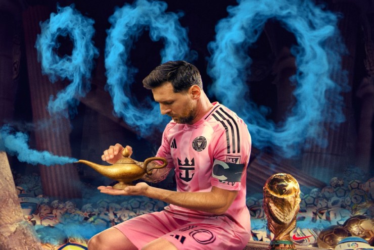 Messi cán mốc 900 bàn ngày Inter Miami bị loại, nối dài cuộc đua vĩ đại với Ronaldo