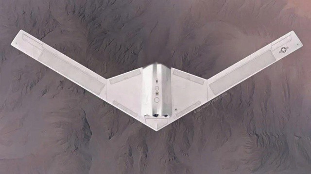 Hình ảnh phỏng đoán về hình dáng của UAV RQ-180. (Nguồn: Hangar B Productions)