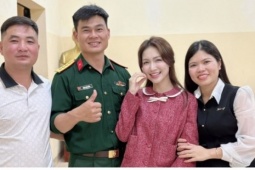 Hòa Minzy gây chú ý khi ra mắt đơn vị bạn trai