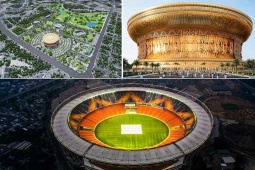 'Siêu sân' Trống Đồng 135.000 chỗ vươn mình từ cánh đồng ngoại thành