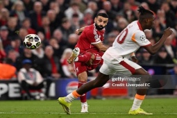 Video bóng đá Liverpool - Galatasaray: Salah rực sáng, 4 bàn thăng hoa (Cúp C1)