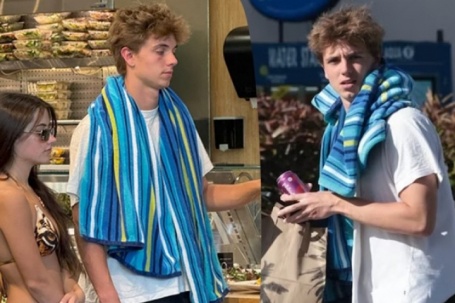 Con trai 19 tuổi của Britney Spears đi biển cùng bạn gái