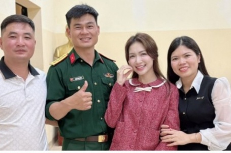 Hòa Minzy gây chú ý khi ra mắt đơn vị bạn trai