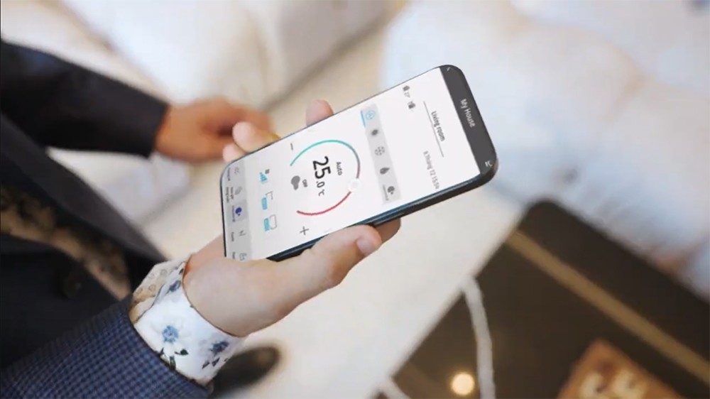 Giao diện ứng dụng Panasonic Comfort Cloud