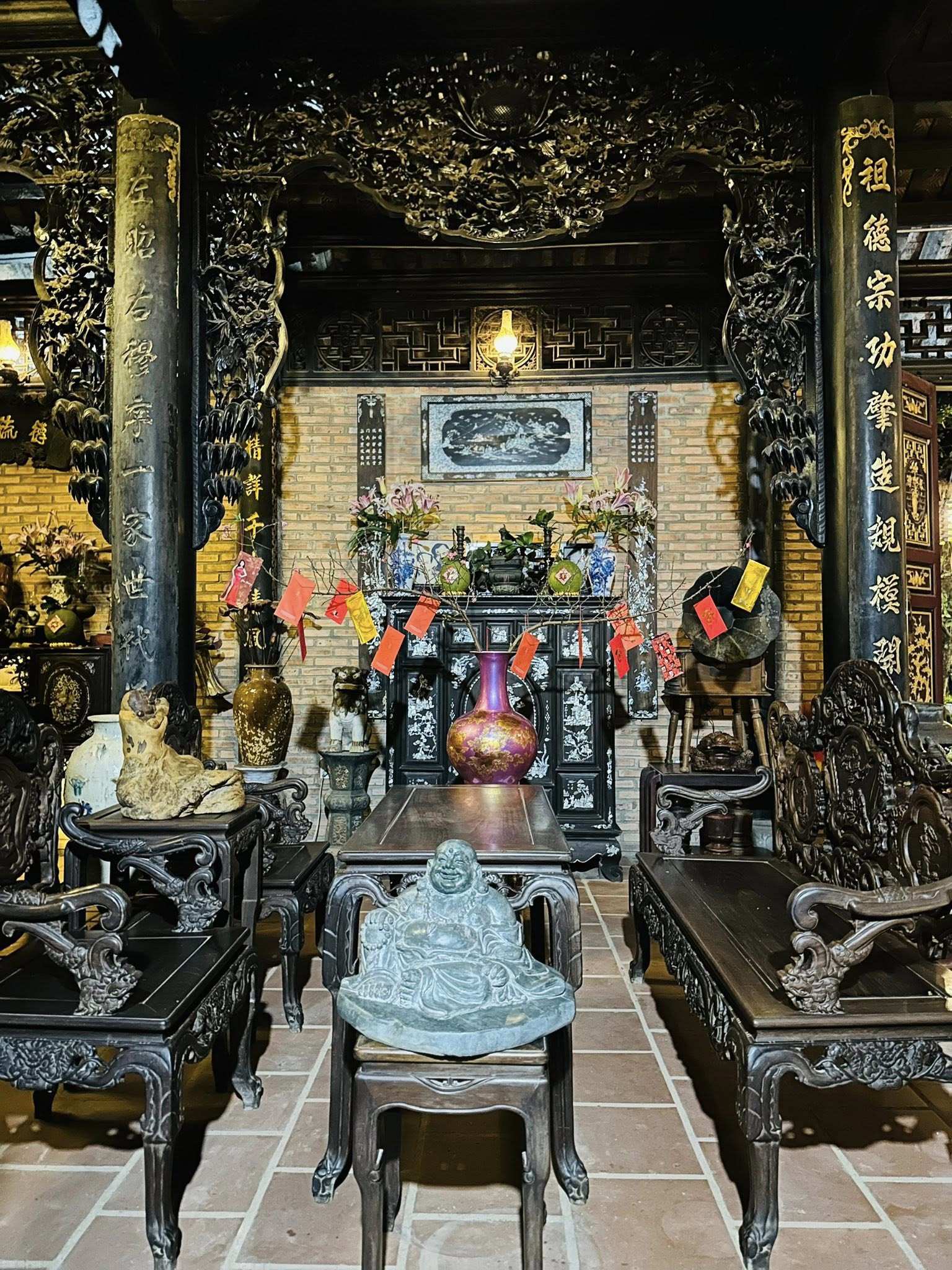 Bên trong biệt phủ của Hoàng Mập. Ảnh: FBNV