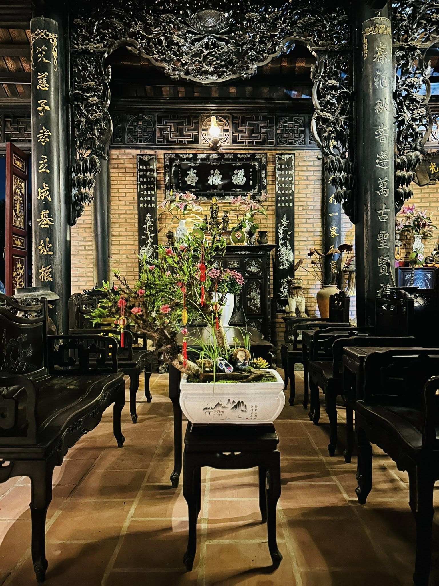 Bên trong biệt phủ của Hoàng Mập. Ảnh: FBNV