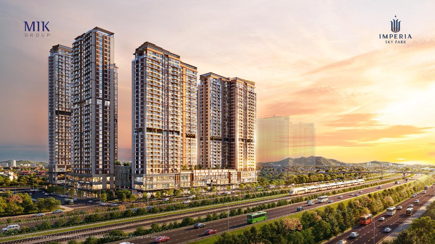 Phối cảnh dự án Imperia Sky Park của MIK Group.