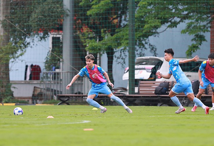 Moric đang hoà nhập tốt ở đội tuyển U23 Việt Nam.