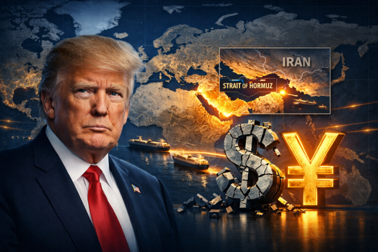 Việc Iran đồng ý bán dầu lấy nhân dân tệ, thay vì đô la Mỹ sẽ đẩy nhanh quá trình phi đô la hóa, ảnh hưởng tiêu cực tới hình ảnh của chính quyền Tổng thống Donald Trump. Minh họa: News.ru.