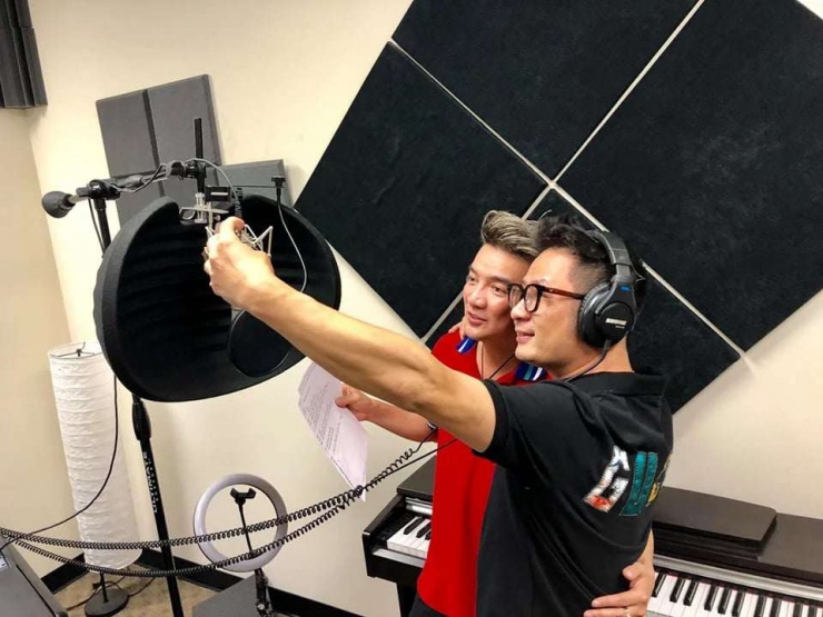 Bằng Kiều và Đàm Vĩnh Hưng từng thu chung album. Ảnh: FBNV