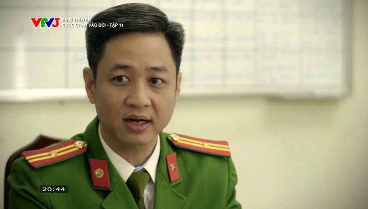 Trung tá Hoàng Công trong "Bước chân vào đời". 