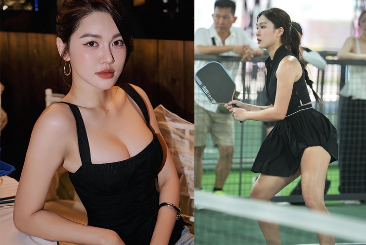 Hot girl Kim “vén váy” giành ngôi á quân, Kiều Trinh tốn 100 triệu đồng cho pickleball