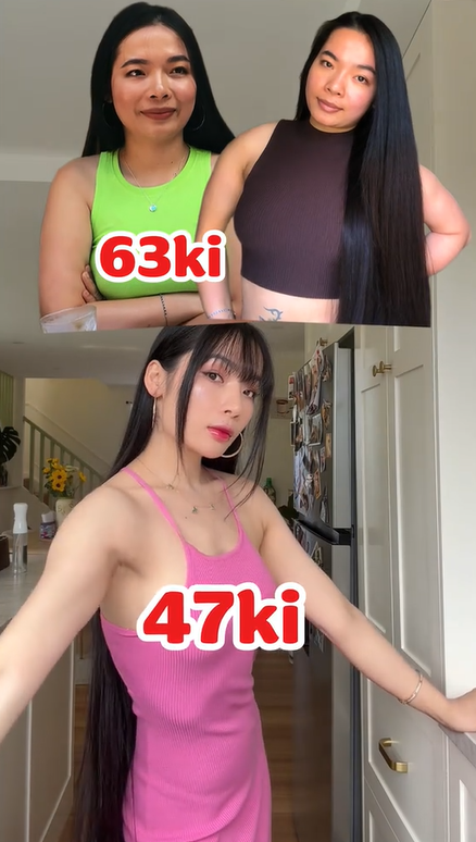 Happi Phạm trước và sau khi giảm cân.