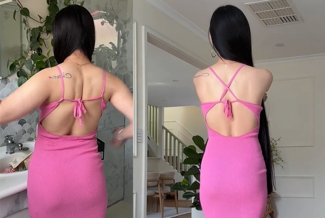 Beauty blogger 9X diện lại váy cũ sau khi giảm thành công 15-16 kg.