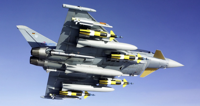 Máy bay chiến đấu Eurofighter TyphoonẢnh: Creative Commons