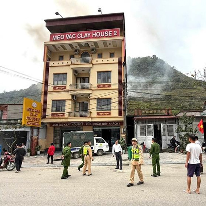 Hiện trường nơi xảy ra vụ hoả hoạn. (Ảnh: CACC)