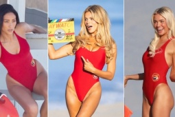 Dàn mỹ nhân khoe dáng bốc lửa khi quay 'Baywatch' bản mới