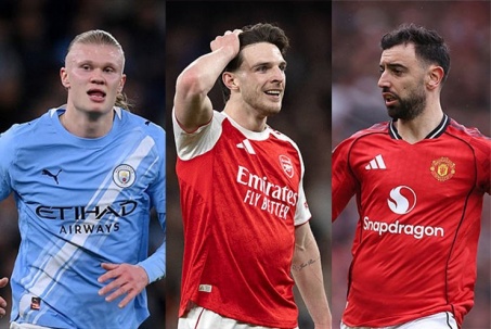 Fernandes được bầu chọn hay nhất Ngoại hạng Anh, trên tầm Haaland & Rice