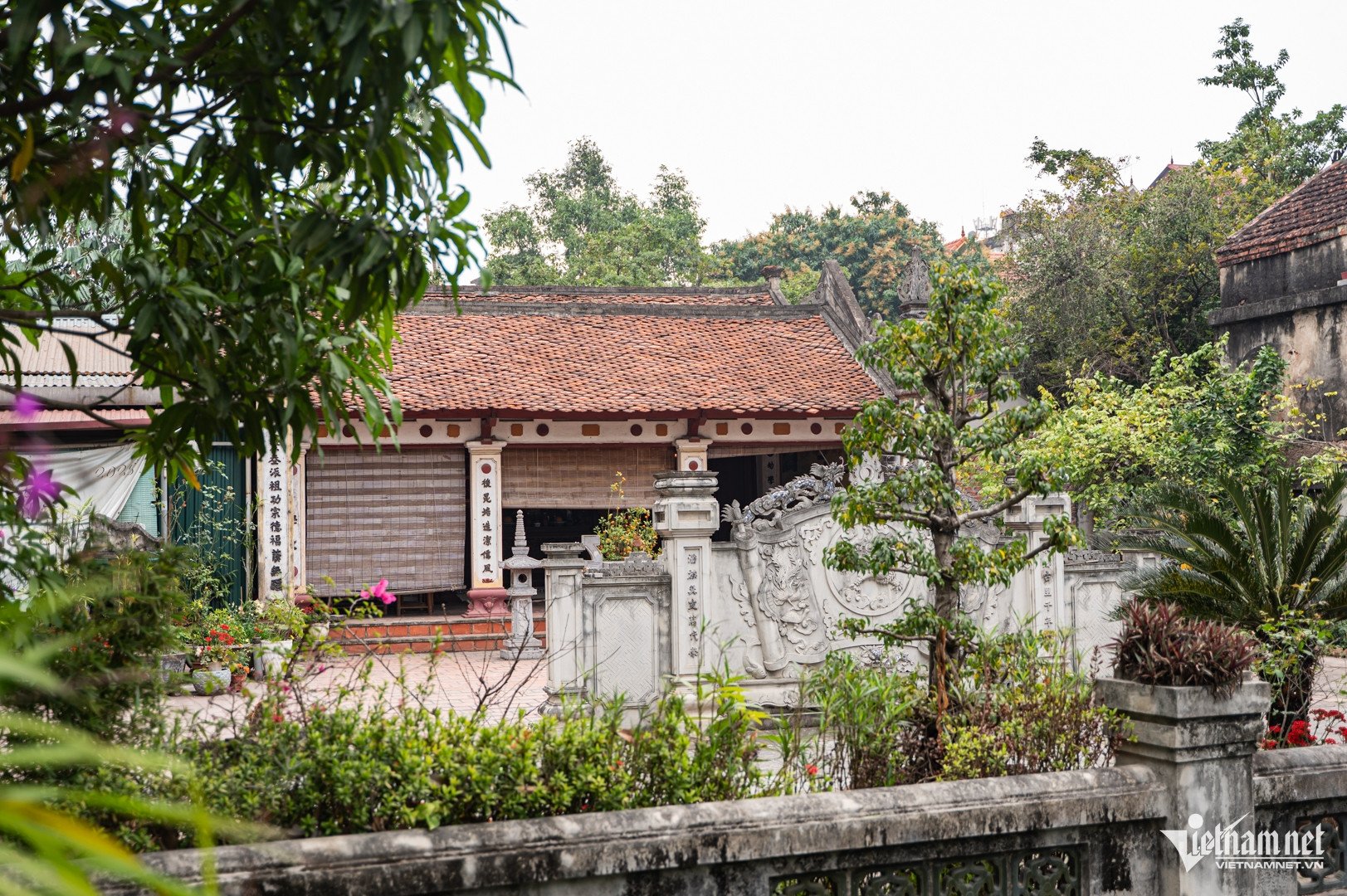 Nhà thờ được xây dựng trên diện tích 1.000m2, nhìn về hướng Nam. Ảnh: Nguyễn Huy