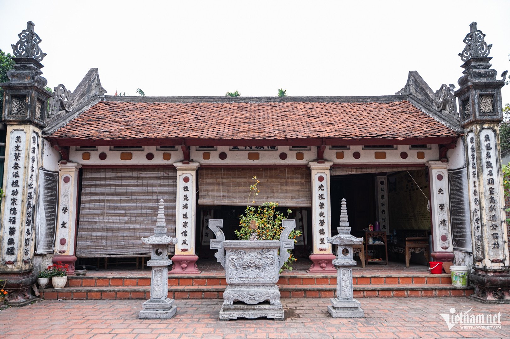 Nhà thờ được xây dựng trên diện tích 1.000m2, nhìn về hướng Nam. Ảnh: Nguyễn Huy