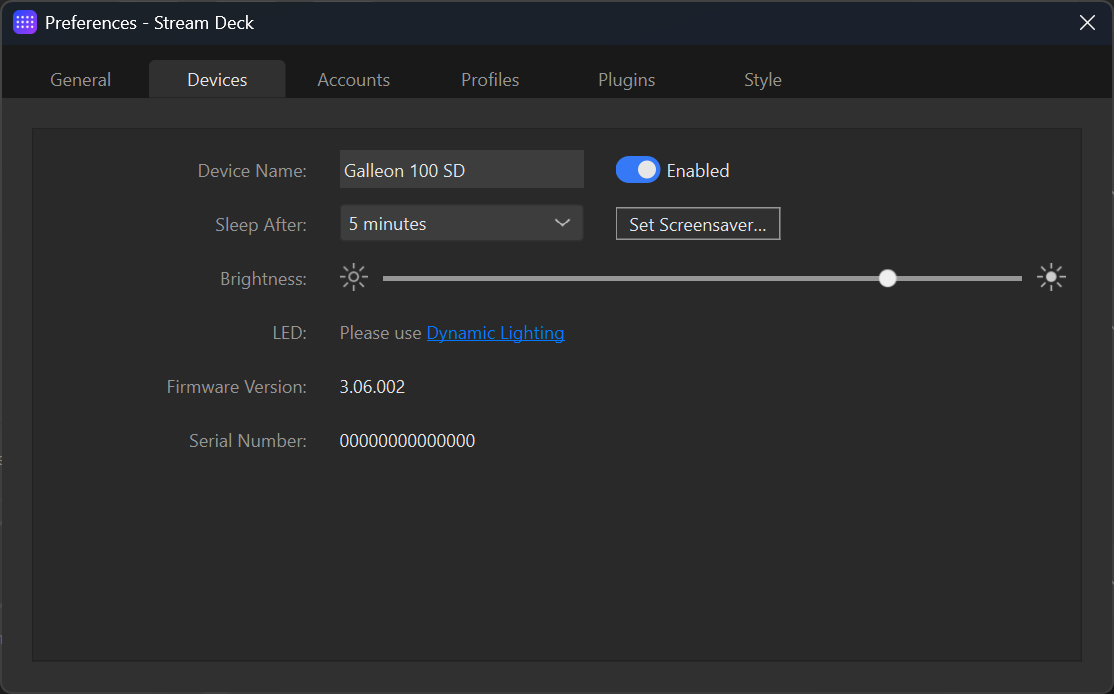 Giao diện phần mềm&nbsp;tùy chỉnh nâng cao cho Stream Deck tích hợp.