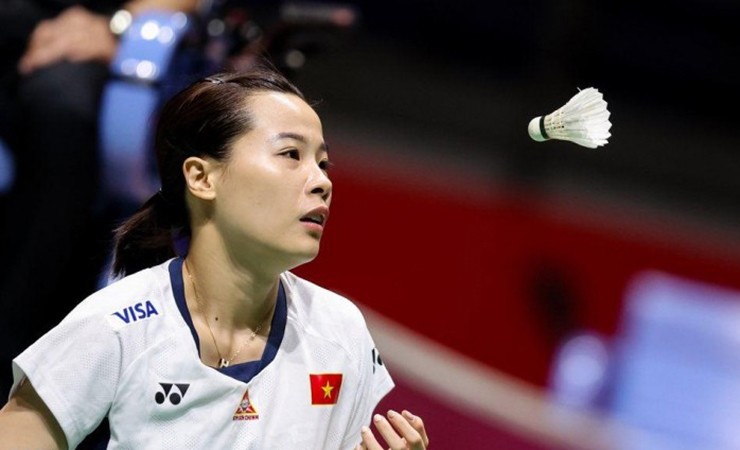 Thùy Linh có nhiều pha xử lý hay trong set đầu nhưng vẫn phải dừng bước trước đẳng cấp của&nbsp;Nozomi Okuhara