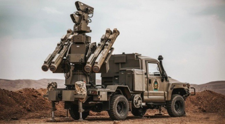 Hệ thống phòng không tầm ngắn Majid. Ảnh: Military Watch.