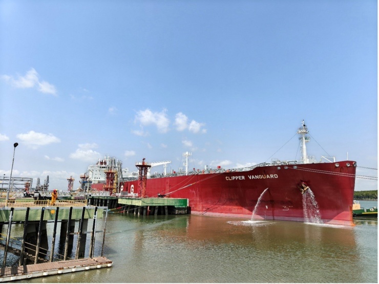 Tàu Clippver Vanguard mang gần 38.000 tấn LPG từ Australia cập cảng Thị Vải hôm nay 20/3.